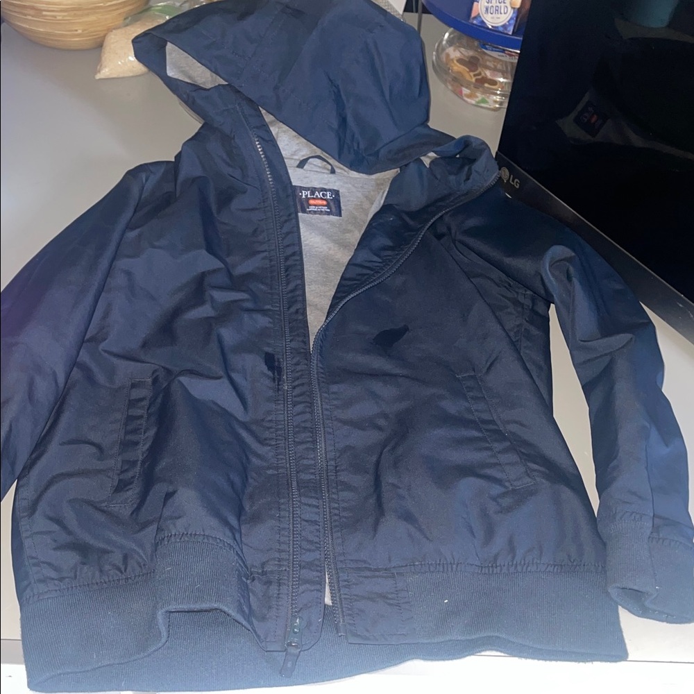 The Children's Place Navy Hooded Raincoat